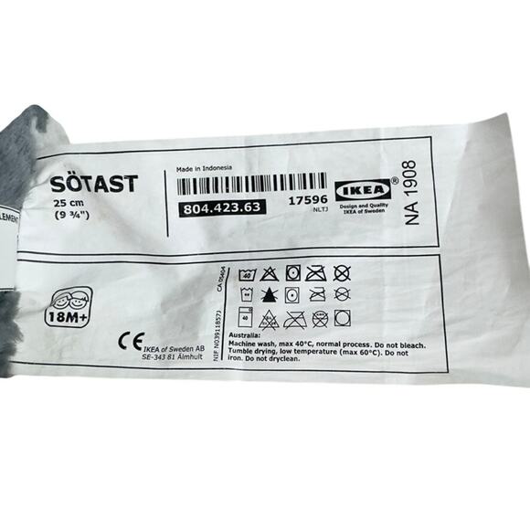 Ikea Koala With Baby SOTAST Stuffed Animal Doll Toy Children's Grey Plush 14" - Picture 7 of 9